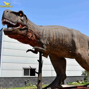 Proveedores de dinosaurios robóticos de tamaño real, compra decoraciones de dinosaurios animatrónicos, <span class=keywords><strong>t</strong></span>-<span class=keywords><strong>rex</strong></span> para parque temático - Product Image 6