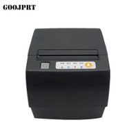 Impresora Térmica sin Tinta de 3 Pulgadas y 80 mm, sin Batería, Compatible con Conexión a Escritorio, Impresión de Recibos con Cortador Automático