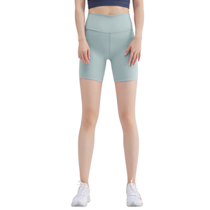 กางเกงโยคะเอวสูงหนาสำหรับผู้หญิงกางเกงออกกำลังกายสองกระเป๋าหน้าท้องควบคุมการวิ่งกางเกงห้า - Product Image 6