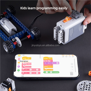 ชุดของเล่นตัวต่อของเล่นสำหรับเด็กหุ่นยนต์โปรแกรม<span class=keywords><strong>ไอ</strong></span>น้ำโปรแกรมได้สำหรับเด็กหุ่นยนต์ควบคุมระยะไกลได้ - Product Image 5