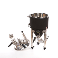 Fermenteur isobare en acier inoxydable, réservoir sous pression, équipement de fermentation de bière, unités de fermentation pour pub, équipement de fermentation de différentes tailles