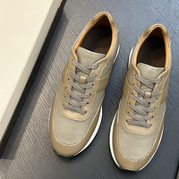 Baskets en cuir de marque de créateur, à lacets, style rétro, en cuir de vachette pleine fleur, décontractées et élégantes, style italien, luxe original