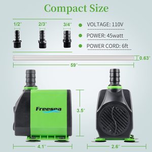 Freesea Topkwaliteit Hoge Verkoopprijs AC 220V Onderwaterfontein <span class=keywords><strong>Aquarium</strong></span> Visvijverpomp - Product Image 2