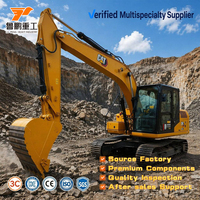 Excavadora Hidráulica Caterpillar 313GC de 95HP para Trabajos Pesados en Construcción de Carreteras Municipales y Movimiento de Tierras Medianas