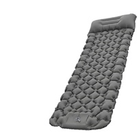 Matelas gonflable d'extérieur en TPU avec pompe à pied intégrée, tapis de camping portable, équipement de randonnée, tapis de sieste