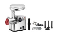 Hachoir à viande électrique, prix compétitif, haute qualité, hachoir à viande automatique pour la maison, trancheuse en acier inoxydable, 1800W, silencieux
