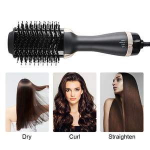<span class=keywords><strong>Brosse</strong></span> Soufflante Électrique Classique 3-en-1 à Ions Négatifs, Sèche-Cheveux Volumisant et Fer à Boucler Tout-en-un, Outil de Coiffure Rond pour la Maison - Product Image 2