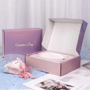 Hot Sale High Quality Exquisite <b>Corrugated</b> <b>Paper</b> Gift Shipping Box With Custom Design - Product Image 2