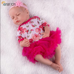 Poupée bébé réaliste nouveau-né 48CM Jouet en peluche Modèle de jouet PVC Interactif pour tous les âges - Product Image 4