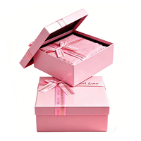 Scatole per Candele di Lusso Rosa Personalizzate con Logo, Rivestimento UV, Fodera in Spugna, Coperchio e Base, Confezione con Nastro