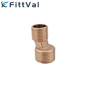 Accessoires de salle de bain en laiton personnalisés mamelon plomberie tuyau sanitaire <span class=keywords><strong>robinet</strong></span> <span class=keywords><strong>excentrique</strong></span> mamelon raccords filetés coudés - Product Image 3