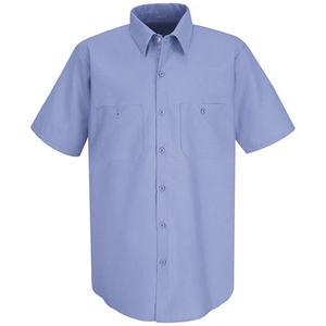 <span class=keywords><strong>Chemise</strong></span> de travail unie à <span class=keywords><strong>2</strong></span> <span class=keywords><strong>poches</strong></span> pour <span class=keywords><strong>homme</strong></span>, uniforme industriel, haut à manches courtes, respirant, en coton écologique, infroissable, été - Product Image 3