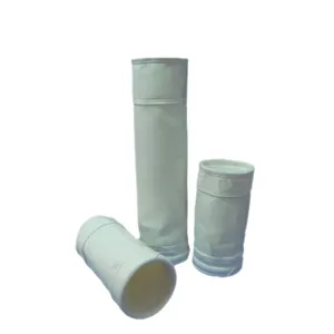 Bolsa de filtro compuesto de fibra de vidrio de alta temperatura para colector de polvo
