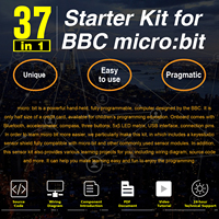 Keyestudio Micro Bit BBC 37 en 1 Kit de démarrage de bouclier de capteur sans carte Microbit
