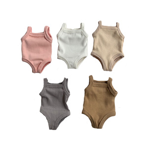 Vêtements pour poupées <span class=keywords><strong>Miniland</strong></span> de 13 pouces, barboteuse smockée à carreaux vichy, body à bretelles - Product Image 5