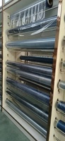 Film PVC souple transparent ordinaire Jinshi LightBlue pour la couverture de table, l'emballage, la plastification, l'impression industrielle