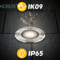 Luminaire encastré au sol en acier inoxydable pour jardin, patio, allée, éclairage paysager