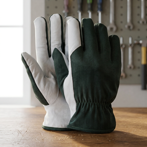 Gants de sécurité multi-usages JNA GROUP, bouts des doigts lisses, résistants à l'abrasion, poignet élastique tricoté, 12 oz, 28 cm, en polyester - Product Image 5