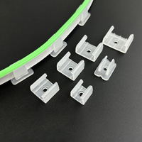 Bande lumineuse LED au néon flexible 5050/5730/2835 Clip en plastique avec clip de fixation Accessoires d'éclairage pratiques