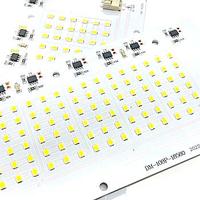 Module LED DOB rectangulaire sur substrat en aluminium anti-surtension, PCB PCBA 60W 6500K 6KV 220V AC SMD2835 Ra80