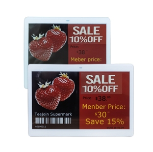 10,2 "Esl Kit Digital Smart Shelf Label E Ink Display Etiqueta de precio Wireless Electronic Shelf Label Wifi Tablet Android E-Ink Epaper - Product Image 1