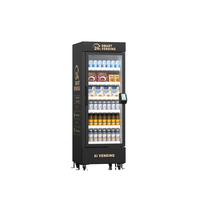 Distributeur automatique intelligent 570L avec vision IA, kiosque libre-service à porte ouverte pour bureau, salle de sport, hall d'hôtel, campus, boutique de snacks et boissons 24h/24
