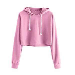Top Corto con Capucha de Malla para Mujer, Ajuste Delgado, Estilo Urbano, Top Corto de Moda para Mujer, Sudadera Corta con Capucha, Sudaderas Cortas con Capucha de Moda, Transpirable - Product Image 6