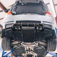 Lèvre de pare-chocs arrière en fibre de carbone pour BMW Série 3 E90 E92 E93 M3 Upgrade V Style pour BMW M3 diffuseur en carbone