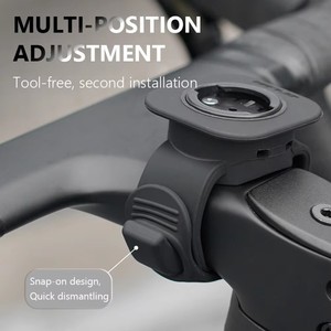 Support d'ordinateur de <span class=keywords><strong>vélo</strong></span> en silicone antidérapant, support d'ordinateur de guidon de <span class=keywords><strong>vélo</strong></span> multifonction, support d'ordinateur de <span class=keywords><strong>vélo</strong></span>, accessoires de cyclisme - Product Image 1