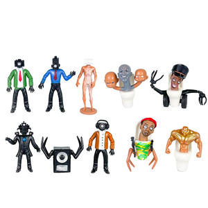 Produit dérivé de la série de vidéos humoristiques Tide Play : Modèle d'animation fait main, <span class=keywords><strong>Pendule</strong></span> Toilet Man contre Monitor Audio Man - Product Image 4