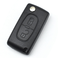 2 Buttons Black CIT Smart Key 433mhz 7961Chip Auto Replacement Blank Blade Remote Key with groove Vehicle Key