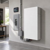 Système de stockage d'énergie domestique RNTEC 10 kWh au phosphate de fer et de lithium, protection IP66, onduleur hybride 5 kW, alimentation de secours hors réseau