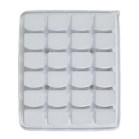 24 boîtes jetables en PP/PET pour raviolis, contenants d'emballage alimentaire chinois grande capacité, plateaux à nouilles, sushis, wontons avec couvercles, pour aliments et jus