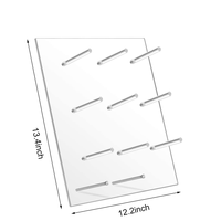 Support de présentation en acrylique transparent, support pour bagels et beignets, plateau pour les tables de friandises de fête, mariage, rangement à domicile