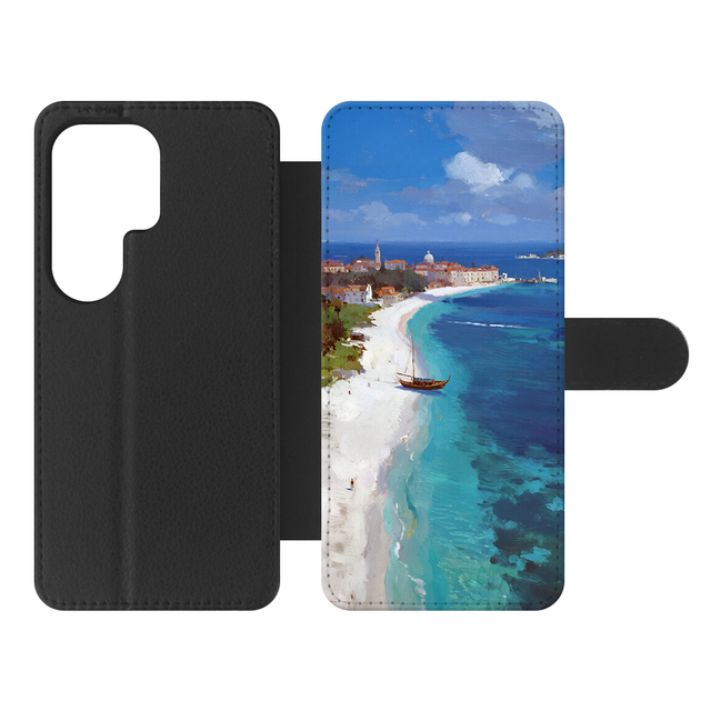 For SamSung S26 Series Sublimation Blank Phone Case Custom DIY PU Leather Wallet Phone Covers PU Leather Wallet Phone Case Bags