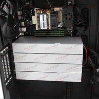 Station de travail informatique IA 4 cartes RTX 170HX, serveur multi-GPU pour l'entraînement IA et l'inévaluation des modèles LLM