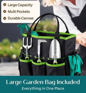Outils de jardinage robustes - Cadeaux de jardinage <span class=keywords><strong>pour</strong></span> femmes, hommes, maman, <span class=keywords><strong>papa</strong></span> - Ensemble d'outils de jardin ergonomiques et durables - Product Image 5