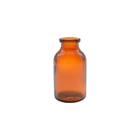 Flacons en verre moulé ambre à sertir à bas prix 20mm pour antibiotiques bouteilles en verre moulé par injection ambre