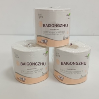 Paquete Individual al por Mayor, Proveedor de Papel Higiénico Suave y Ecológico Personalizado para Uso Doméstico y Hotelero