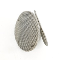 Filter Udara Multilayer Spot Welded 20 40 60 80 100 200 Mesh Extruder Screen Pack, Disc Filter Baja Tahan Karat