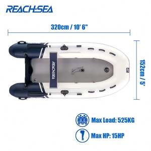 REACHSEA Rsd Marine 0.7mm PVC 3M Rigide Gonflable Pêche Zodiaque Ponton Bateaux Haute Qualité Assaut Bateau Rivière Radeau Vitesse Dériveur - Product Image 5