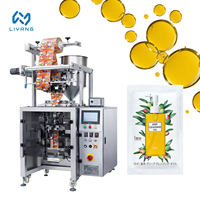 Machine d'emballage automatique de liquides pour petites entreprises, machine de remplissage de sachets d'huile nettoyante pour soins personnels
