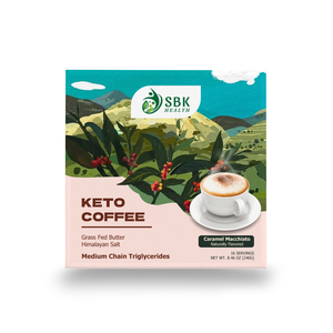 Café Keto Marque Blanche à Teneur Élevée en Matières Grasses pour une Activité Métabolique Efficace – Boost Caramel Macchiato Satiété Instantanée - Product Image 1
