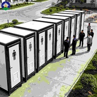Cabine WC portable, toilettes mobiles d'extérieur pour événements
