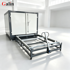 <span class=keywords><strong>Four</strong></span> de cuisson industriel pour peinture en poudre avec chariot, taille personnalisée, chauffage au gaz naturel pour séchage de poudres sur racks industriels, certifié CE - Product Image 1