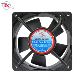 China Factory Supply Axial AC panel Fan Motor Industrial exhaust cooling Fan 4 inch 120x120x25mm