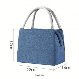 Sac isotherme en tissu Oxford avec bandoulière, idéal pour les repas à emporter, l'école, le travail, les pique-niques, sac à lunch isotherme - Product Image 4