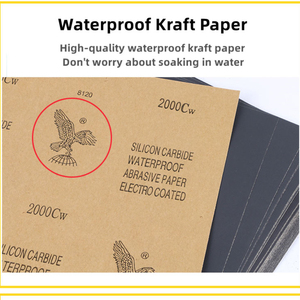 Schleifpapier Automobil wartung Silizium karbid Schleif wasser Sand Papier Schmuck Werkzeuge Konstruktion Schleif werkzeuge - Product Image 6