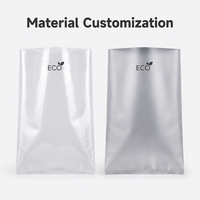 Sacs en plastique Yaogao OEM plats à poche en OPP/PE/PP/CPE, résistants à la chaleur et à l'humidité, en matériaux recyclés, pour textiles et vêtements de petite taille