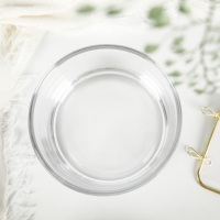 Bol à bougie en verre épais transparent 520g, récipient en verre robuste pour bougies flottantes, décoration intérieure